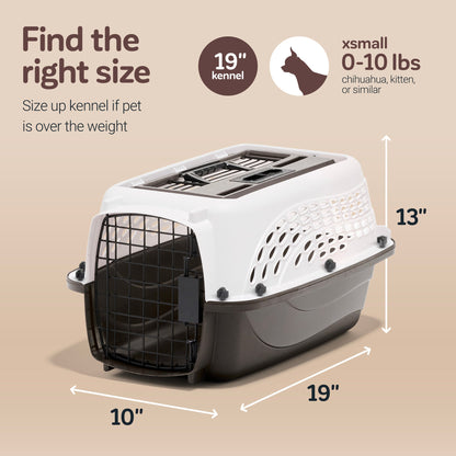 Petmate E-Z Load Two Door Dog & Cat Kennel