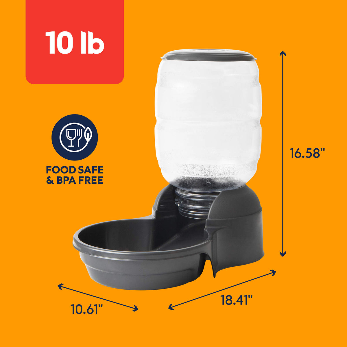 Petmate Replendish Pet Feeder With Microban