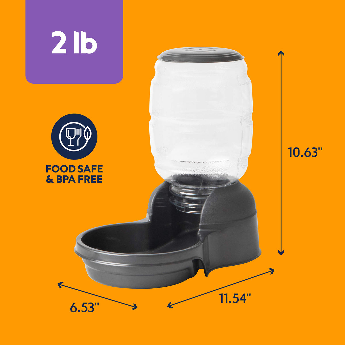 Petmate Replendish Pet Feeder With Microban