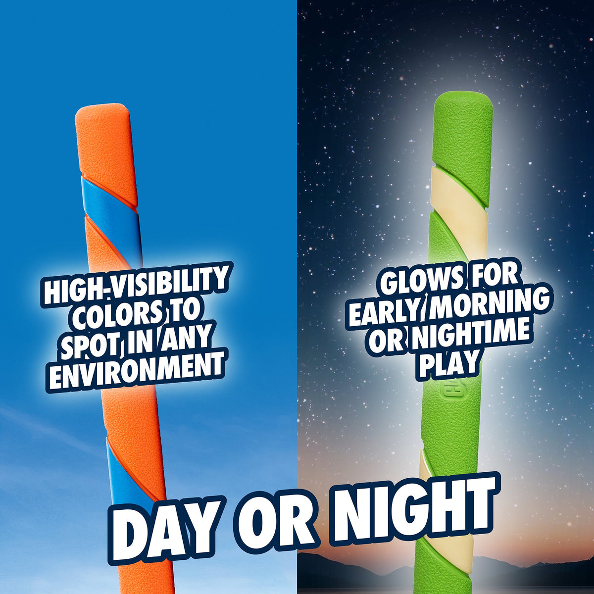 Chuckit! Day & Night Ultra Fetch Stick 2 Pack