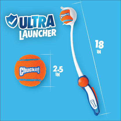 Chuckit! Ultra Ball Launcher 18" Medium – Includes Tennis Ball