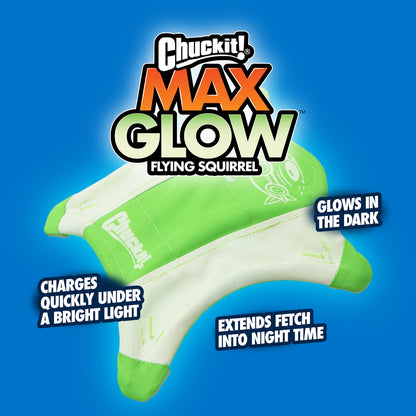 Chuckit! Max Glow Flying Fetch Squirrel