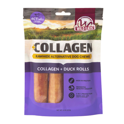 Wild Eats Duck Flavored Collagen Retriever Adult Rolls