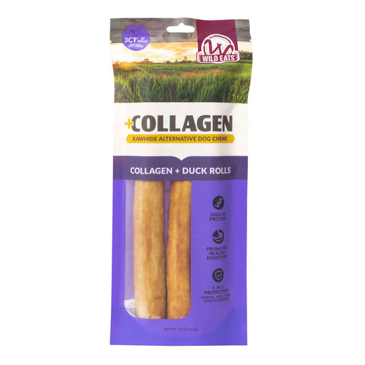 Wild Eats Duck Flavored Collagen Retriever Adult Rolls