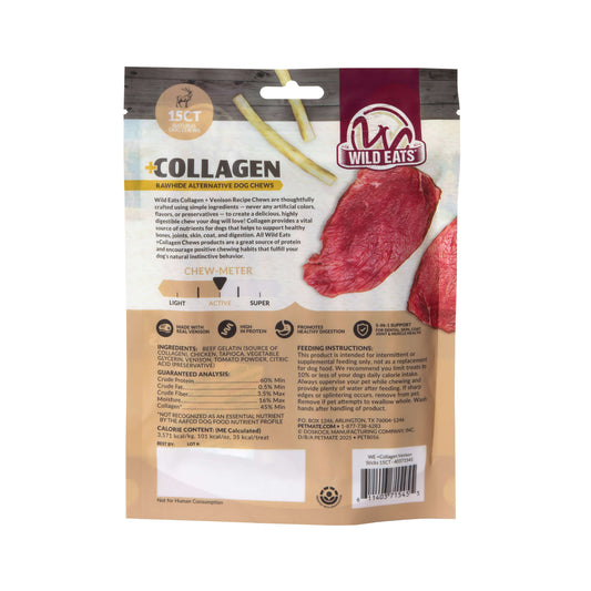 Wild Eats Collagen Venison Recipe Sticks