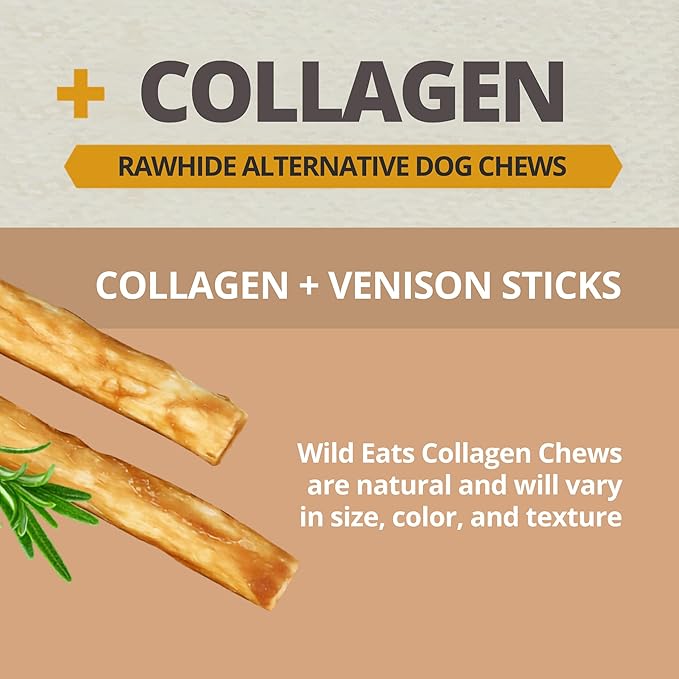 Wild Eats Collagen Venison Recipe Sticks